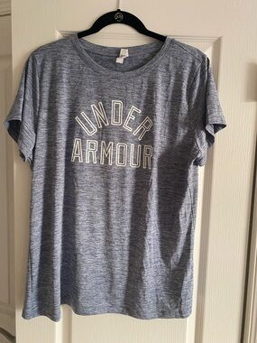Under Armour Blue Heather Graphic Tee